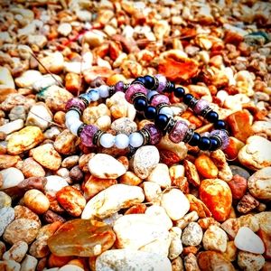 Strawberry Quartz bracelets